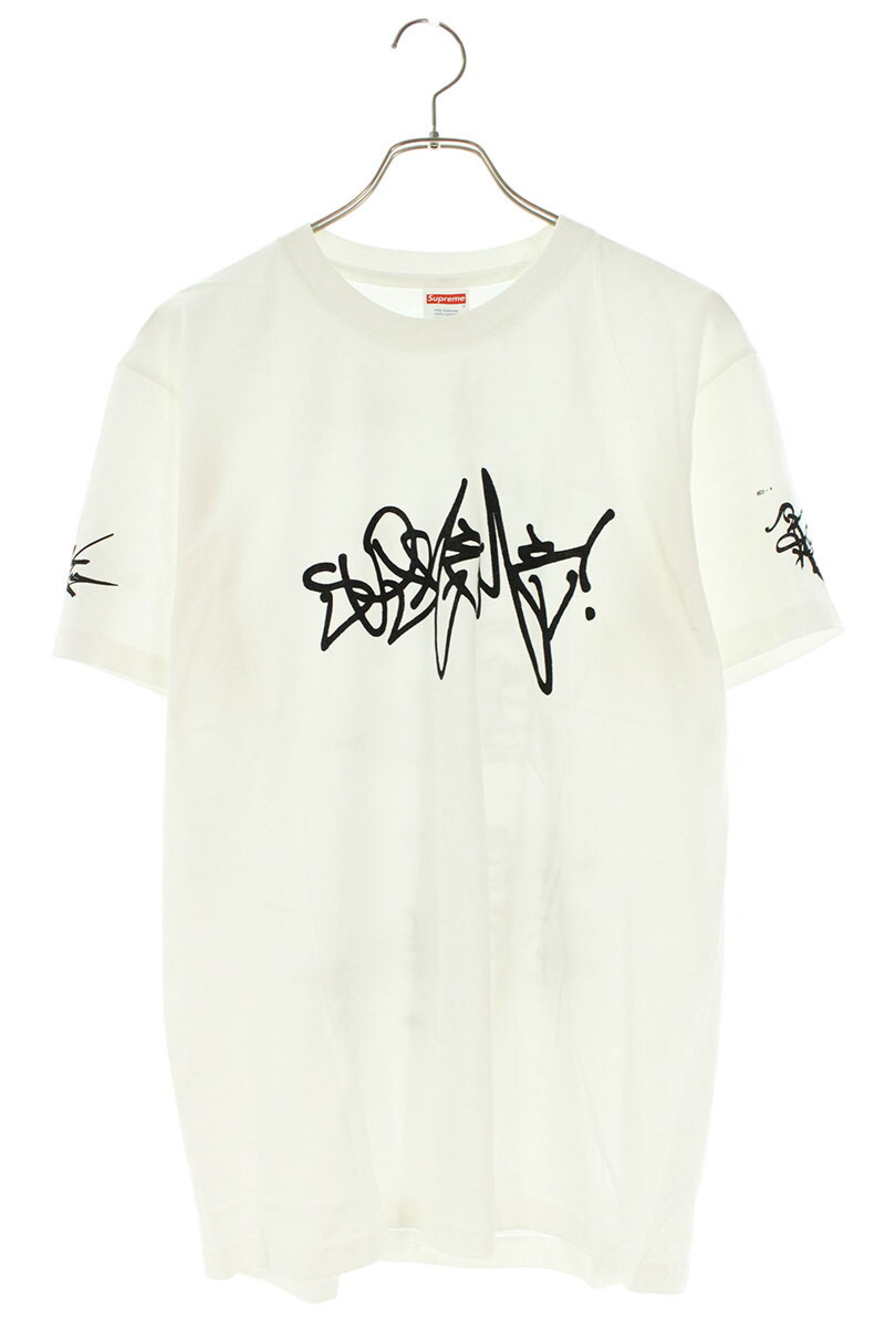 シュプリーム Tシャツ サイズ:M 20SS Rammellzee tag tee ラメルジータグプリントTシャツ 中古 OM10拍卖