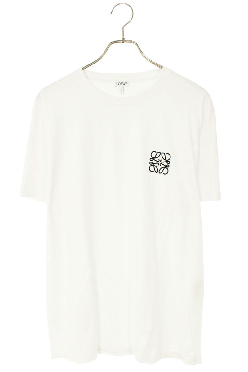 ロエベ Tシャツ サイズ:M H526Y22X75 アナグラム刺繍Tシャツ 中古 SB01拍卖