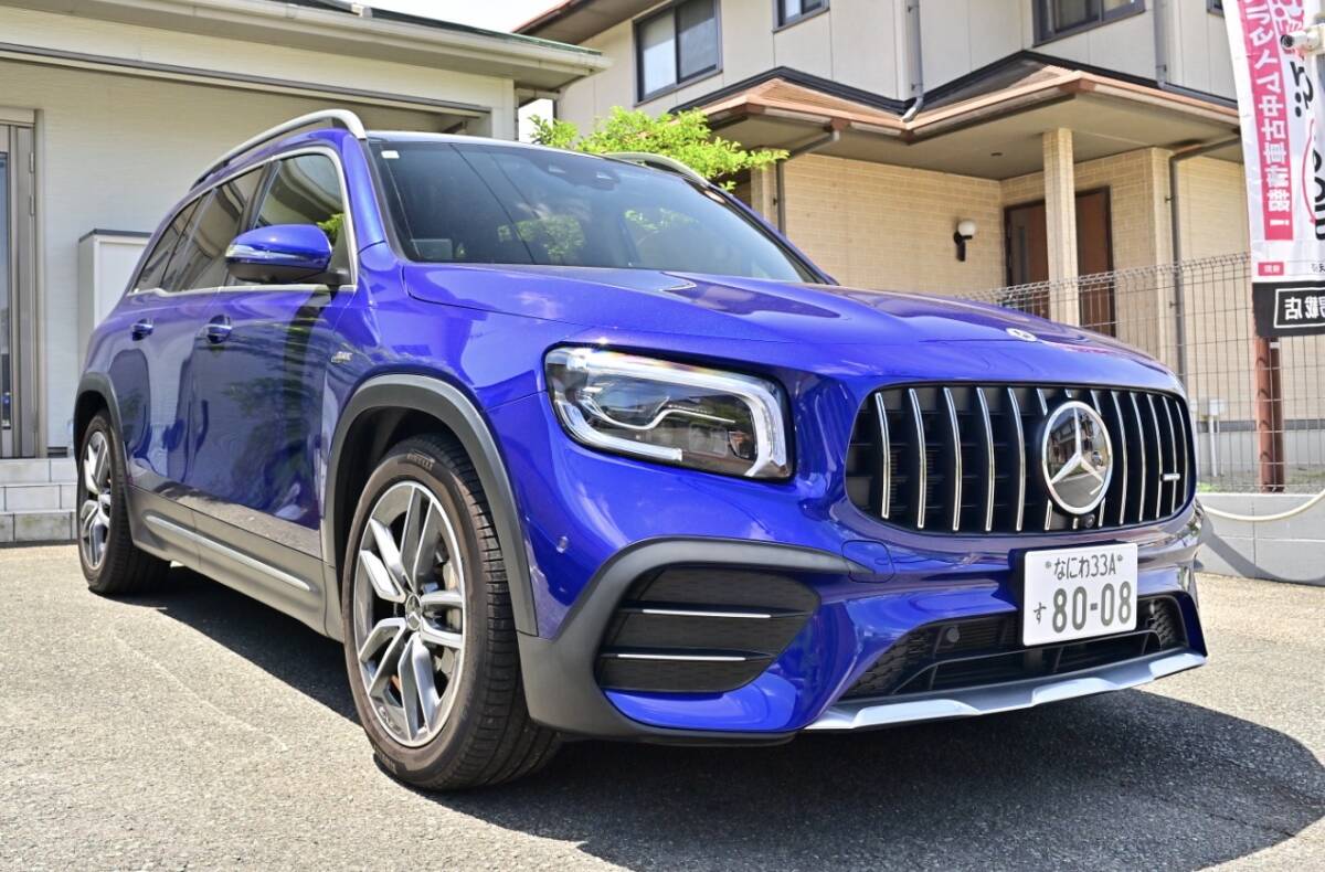 ★極上 ★【AMG GLB35 4MATIC ギャラクシーブルー】車検R8/8 7人乗り ディーラー車拍卖