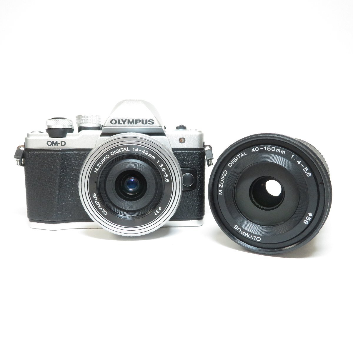 オリンパス OLYMPUS OM-D E-M10 Mark II EZダブルズームキット シルバー 12101883 中古美品拍卖