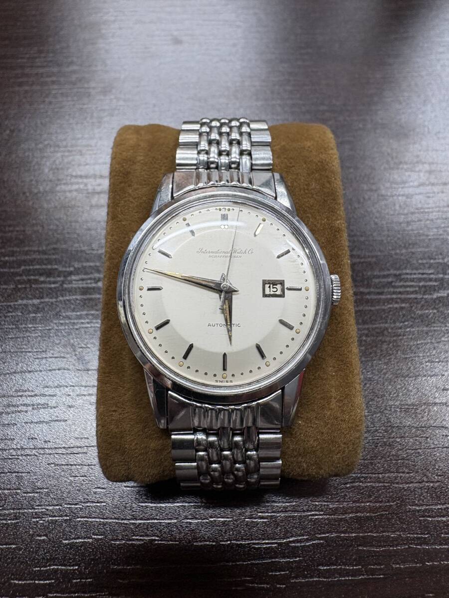 IWC インター 寄り目デイト お魚リューズ 自動巻 マルマンライスブレス拍卖