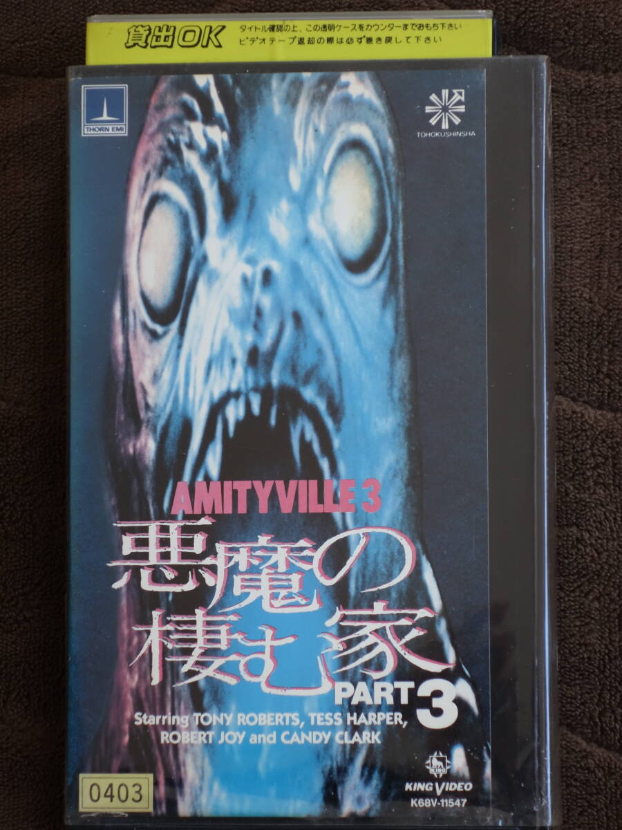 ★レアVHS■映画◆『悪魔の棲む家PART3』 スプラッターホラー アミティビル・シリーズ メグ・ライアン拍卖