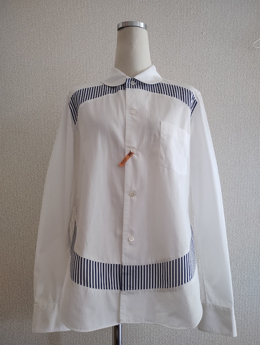【美品】COMME des GARCONS GIRL コムデギャルソンガール 丸襟ブラウスМ☆拍卖