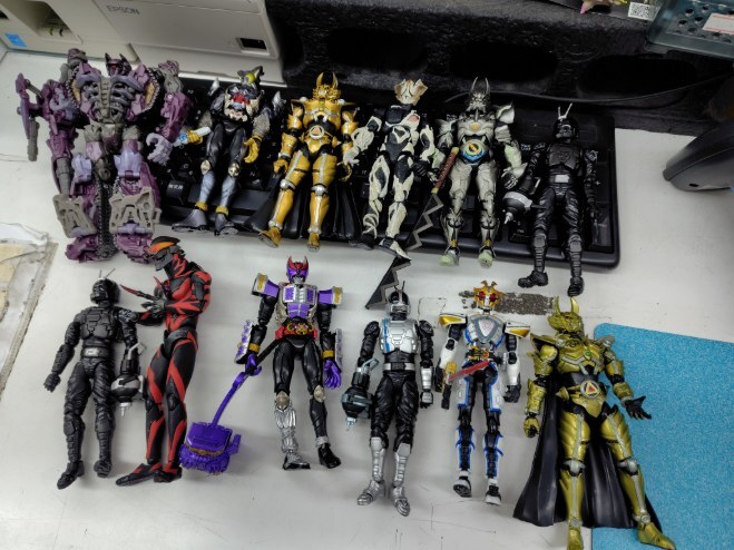 ☆1円スタート!☆ジャンク品(部品欠品あり)仮面ライダー ウルトラマン 黄金騎士ガロ フィギュア まとめ売り S.H 超合金 送料無料拍卖