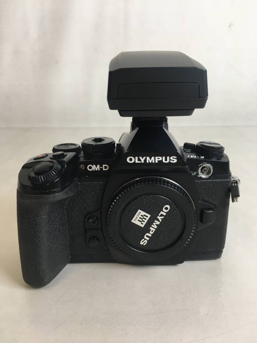 f-663 OLYMPUS オリンパス OM-D EM-1 ボディ EE-1 ドットサイト付属 簡易動作確認済拍卖
