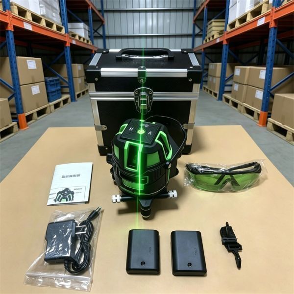 1円 レーザー墨出し器 5ライン 6ライン グリーン水平器 レーザーレベル 4方向大矩ライン 高輝度 墨出し 墨だし器DIY用品 測定器拍卖