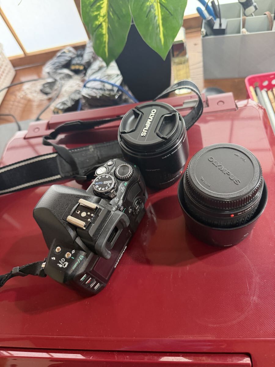 OLYMPUS E-410 デジタル一眼レフカメラ レンズセット SDカード バッテリー付き 動作品 60サイズ拍卖