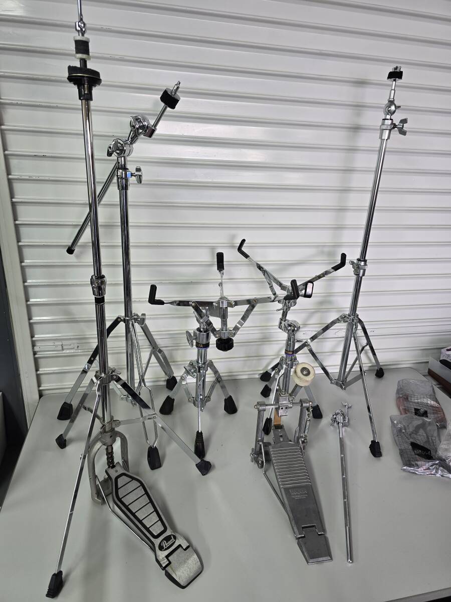スタンドセット★ ドラム ハイハット ペダル キック スネア タム シンバル YAMAHA Pearl キクヤ 楽器拍卖
