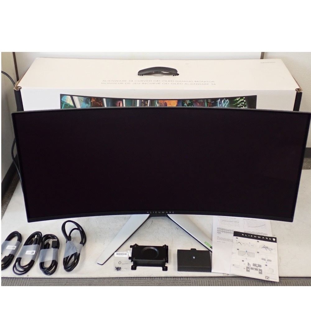 Th1013871 デル Alienware 34 曲面 QD-OLED ゲーミングモニター AW3423DW DELL 美品・中古拍卖