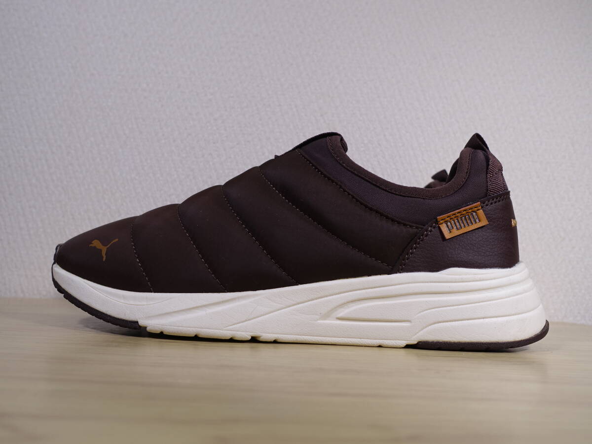 ◇ PUMA プーマ スリッポン AVIONIC SLIPPER アビオニック スリップオン【391297-01】◇ 24.5cm スニーカー ブラウン拍卖