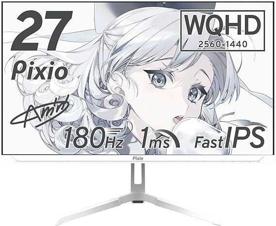 ※1円スタート【訳あり品】 Pixio PX278WAVEW 液晶ディスプレイ PX278WAVEW 27インチ ホワイト拍卖