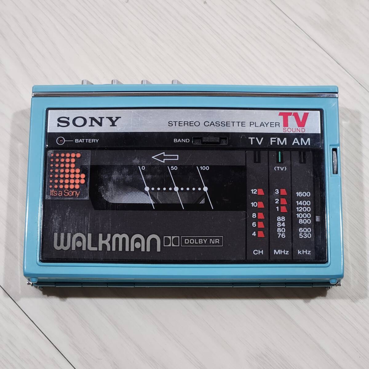 ソニー ウォークマン SONY WALKMAN WM-F30 ポータブル カセットプレーヤー PORTABLE STELEO CASSETTE PLAYER S/N:71572拍卖