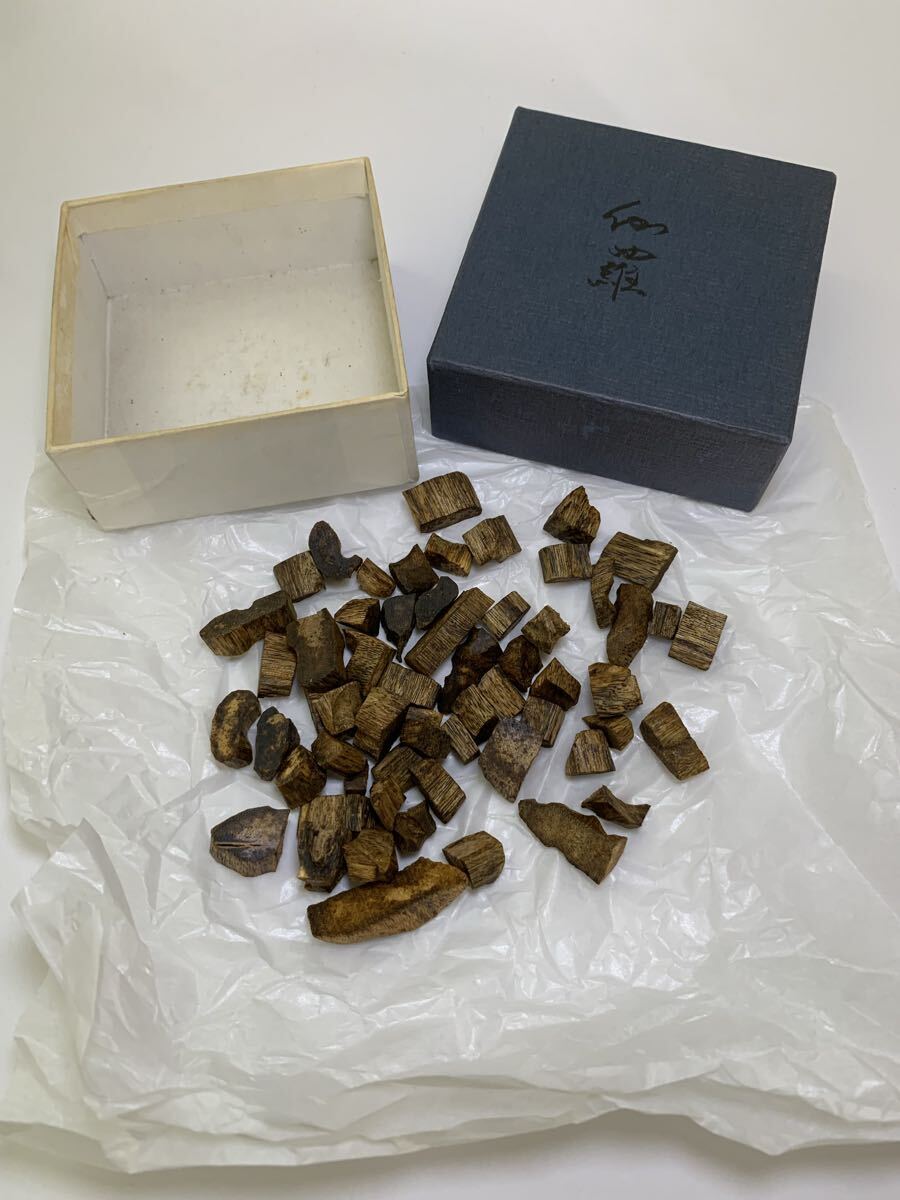 ■香老舗蔵出し■香木 極品伽羅 27.7g 聞香用香木 ★香道 茶道|沈香 伽羅|古美術 骨董品|お香 線香|香道具茶道具★拍卖