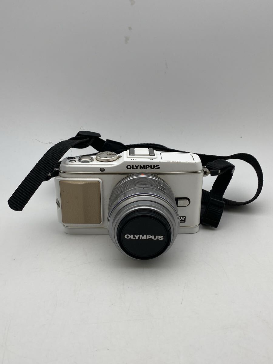 ◯ OLYMPUS PEN E-P3 オリンパス ミラーレス一眼カメラ デジタルカメラ M.ZUIKO DIGITAL 14-42mm バッテリー有 チャージャー無 通電未確認拍卖