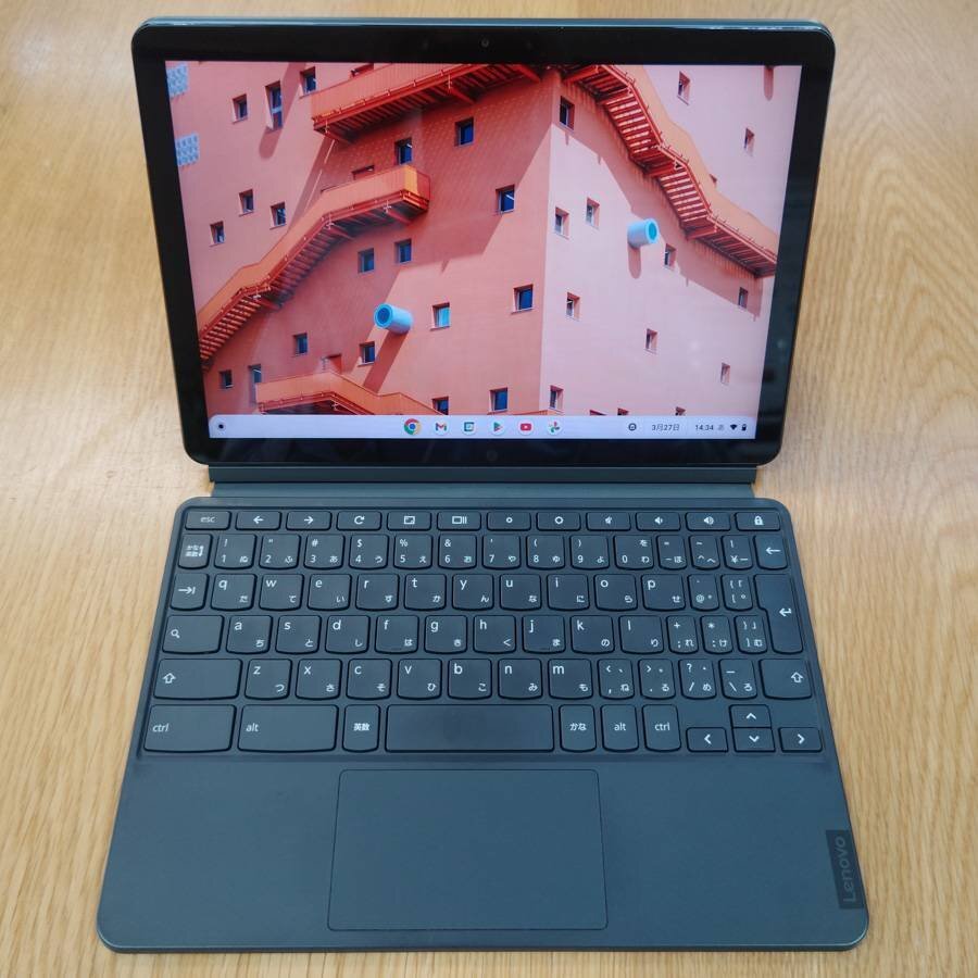Lenovo IdeaPad Duet Chromebook CT-X636F ノートパソコン 8スレッド Media Tek Kompanio 500 / メモリ4GB / ストレージ128GB★381t77拍卖