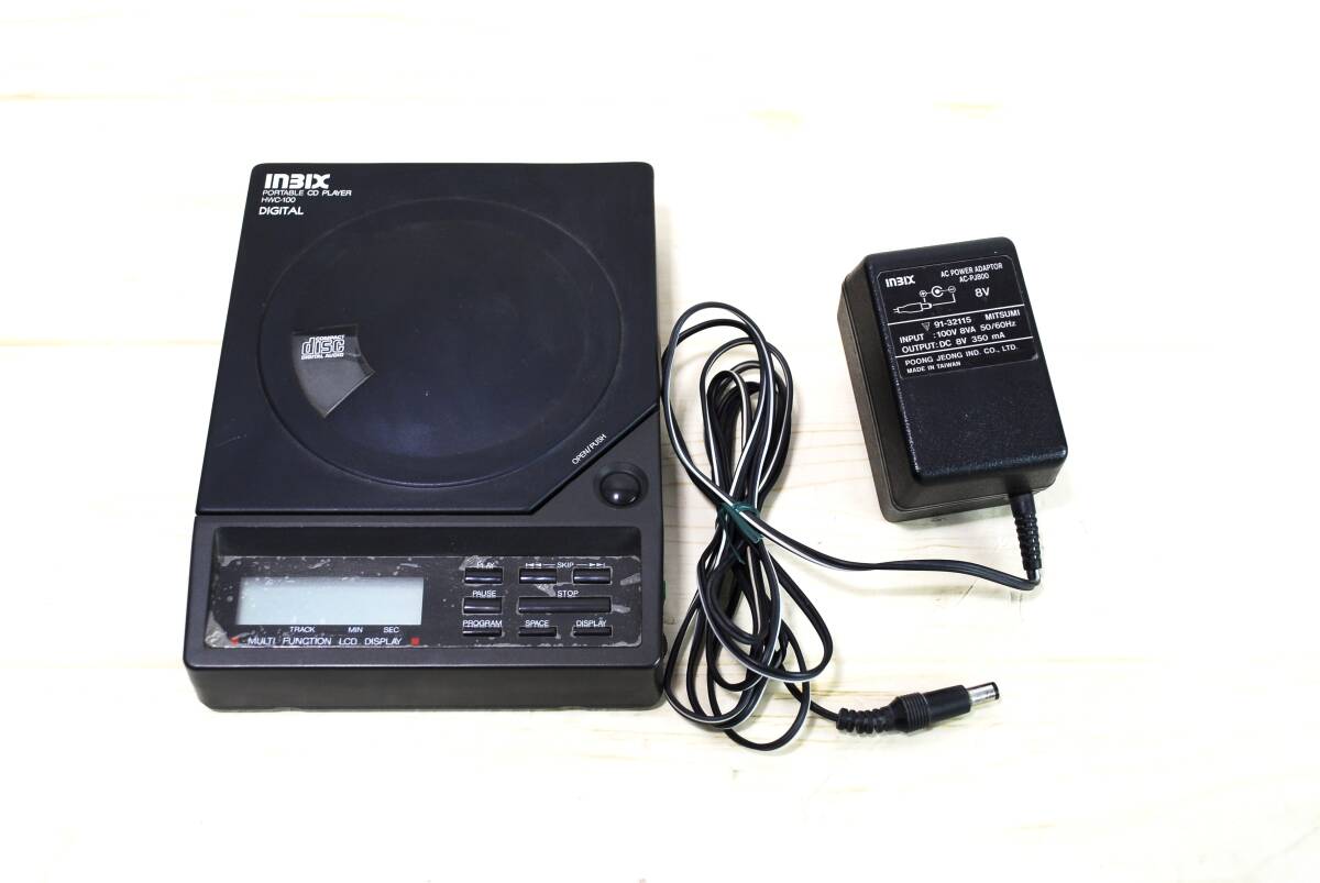 INBIX インビックス ポータブル CD プレーヤー HWC-100 通電OK ジャンク/検索用 時代物 当時物 アンティーク レトロ【05050】拍卖