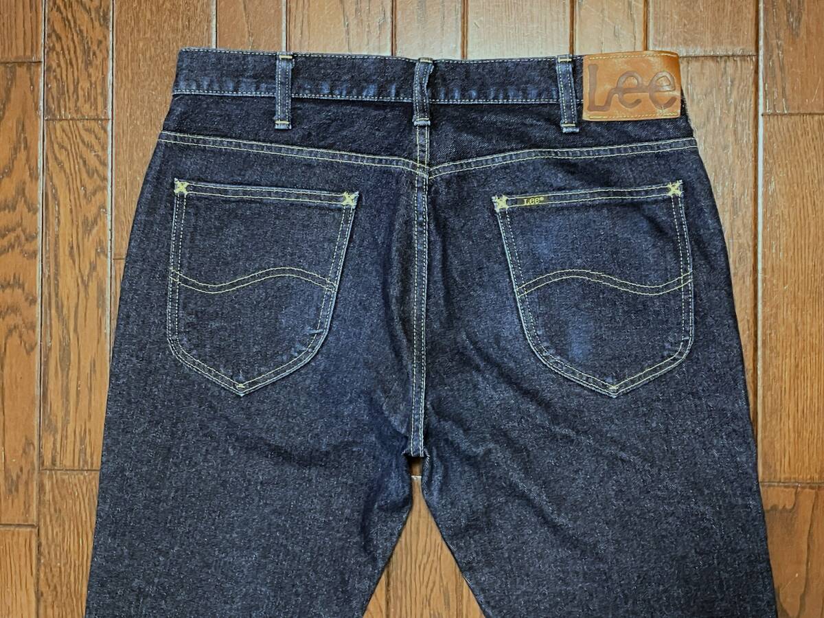 リー Lee 色落ち少な目 ストレッチ ジーンズ 33 ジッパーフライ デニム パンツ ジーパン LM2215 日本製拍卖