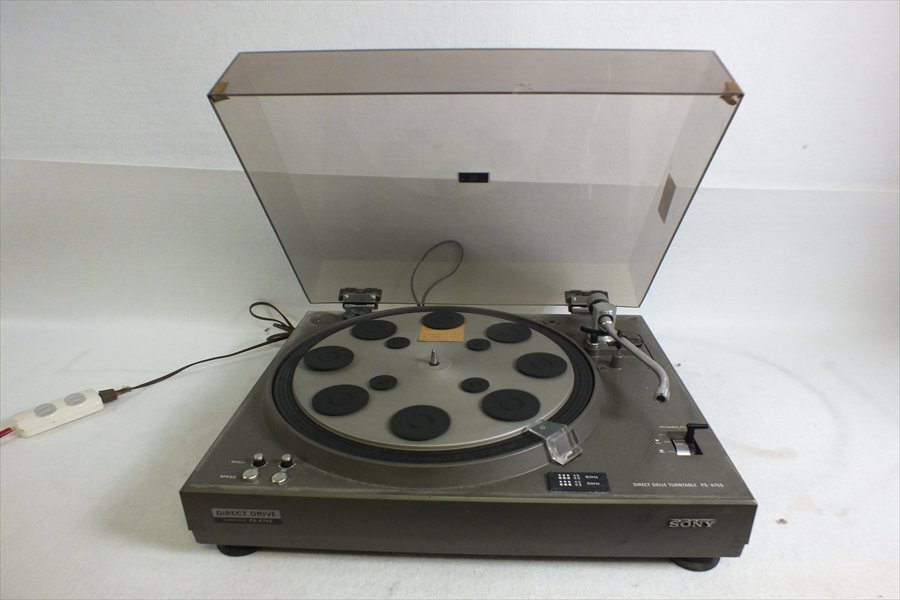【08】SONY ソニー PS-4750 ターンテーブル レコードプレイヤー 中古 現状品 260508B6581拍卖