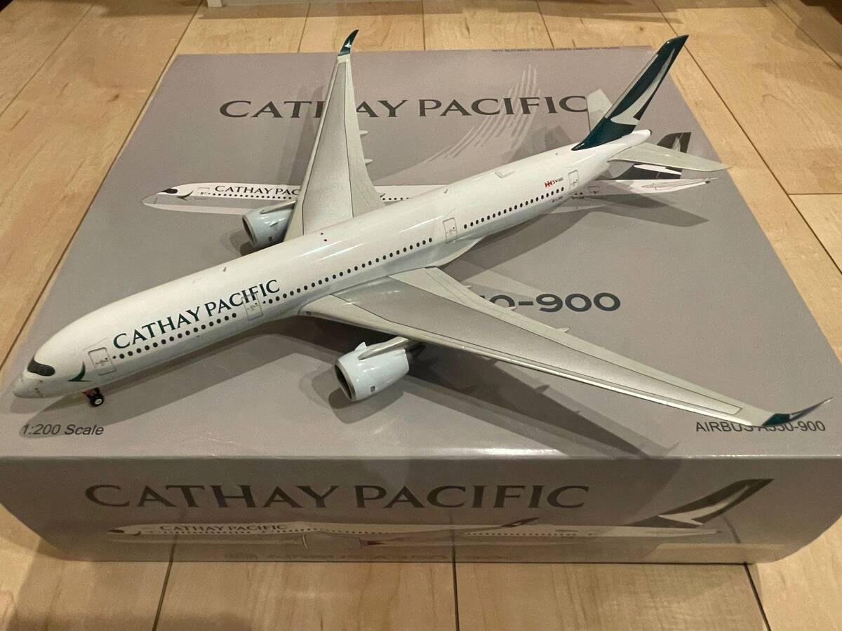 JFox 1/200 Cathay Pacific Airbus A350-900 B-LRB Flap Up JFI-A350-005 UP キャセイパシフィック航空 エアバス拍卖