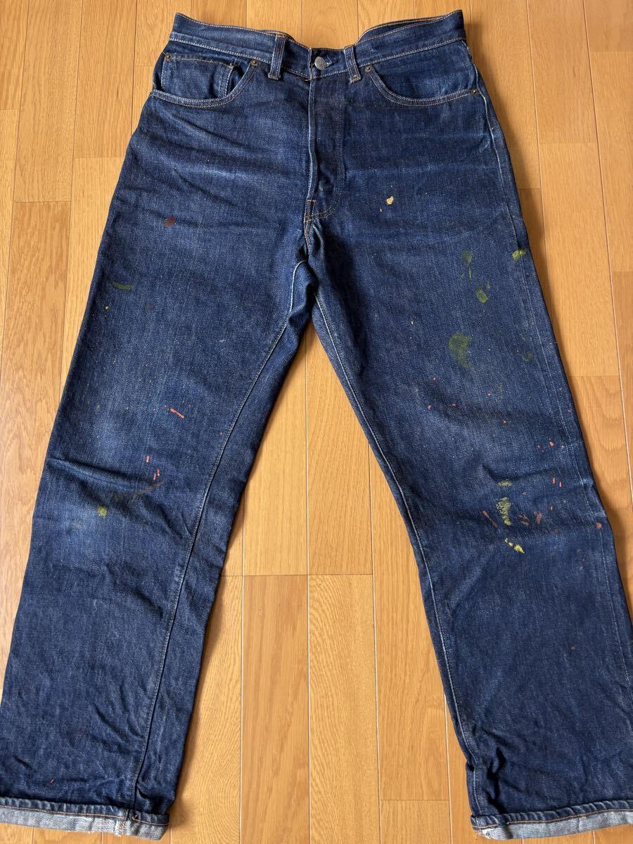 LEVI'S 501 E 『真紺34×32』リーバイス 501 検索 リーバイス501 vintage ヴィンテージ ビンテージ 501XX 大戦 47 片面 50s 40s 赤耳 66拍卖
