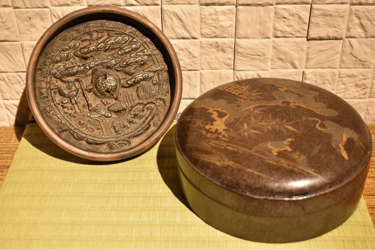 【GE】M622【コレクター所蔵品】時代 古倭鏡/中国古玩 中国美術 骨董品 銅製 古鏡 時代品 美術品 古美術品 sz拍卖
