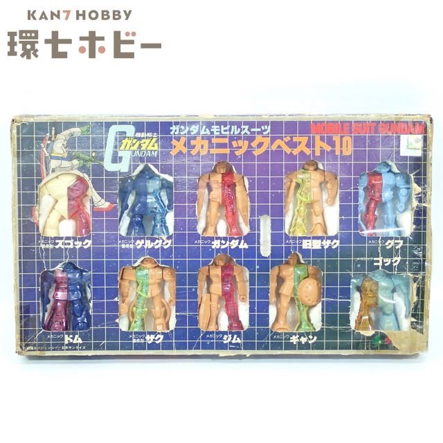 3RK137◆当時物 クローバー 機動戦士ガンダム ガンダムモビルスーツ メカニックベスト10 ジャンク/消しゴム フィギュア ガン消し 森永 送60拍卖