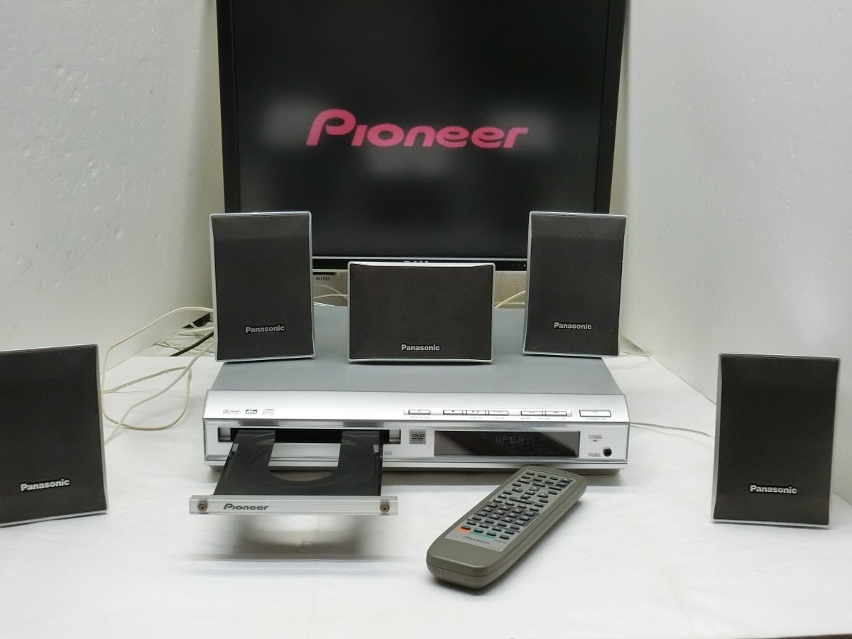 e215■Pioneer DVD/CD RECEIVER XV-DV33 SPEAKER SB-PC805 SB-FS805 SB-FS806 Panasonic 5.1Ch拍卖