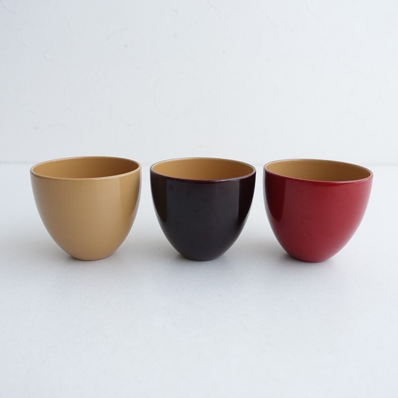 ☆ *越前塗り うるしカップ 3点セット*食器コップキッチン【陶器】(wa23-2604-1)【03E62】拍卖