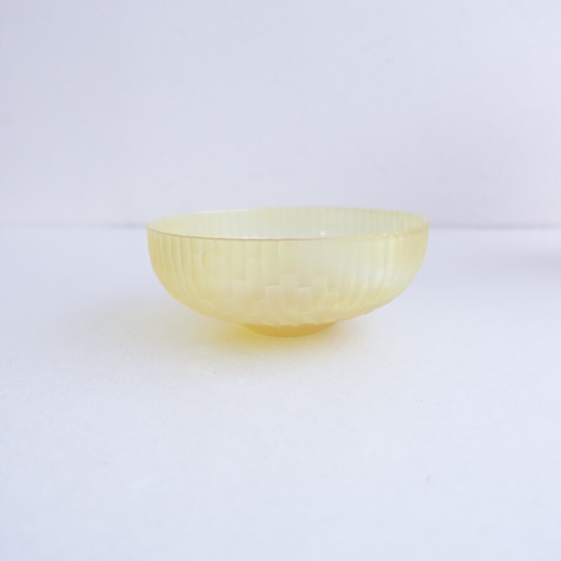 【美品】希少/辻和美 tsuji kazumi *カットガラスボウル しのぎ*【陶器】factoryzoomerズーマー(wa5-2603-70)【13E62】拍卖