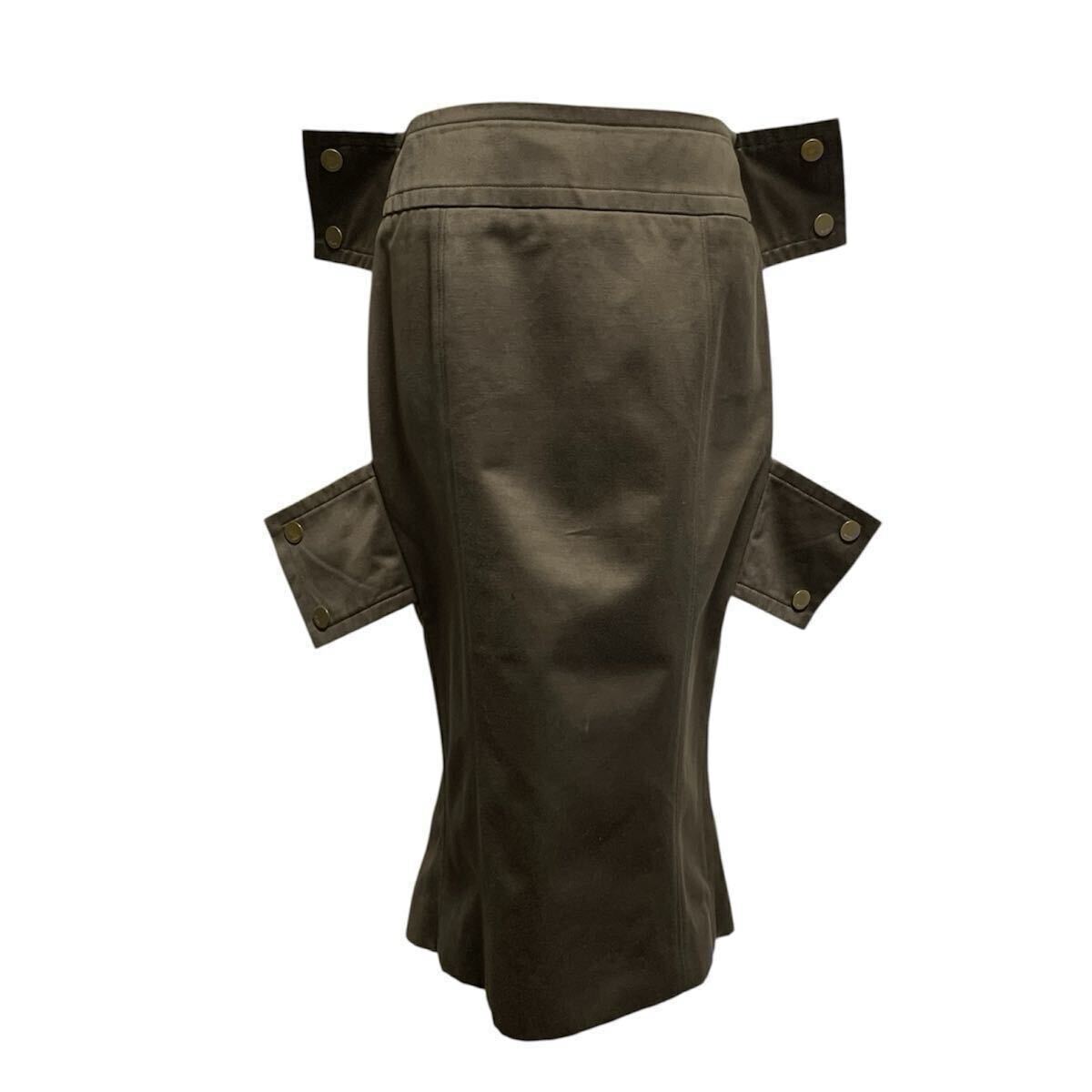 GUCCI by tom ford 2003 mermaid skirt archive gucci グッチ トムフォード期 スカート タイト アーカイブ 00s スリット拍卖