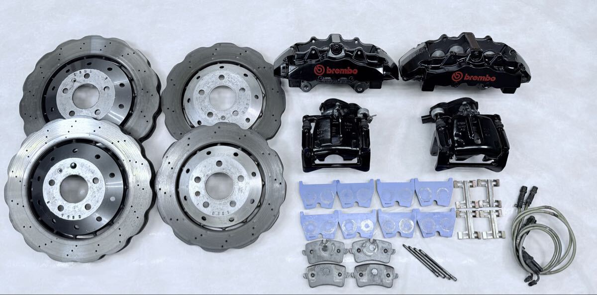 ★希少美品!! ★ Brembo 8POT 大径ブレーキKIT 前後SET ★ Audi A7 A6 S6 S7 4G/C7拍卖