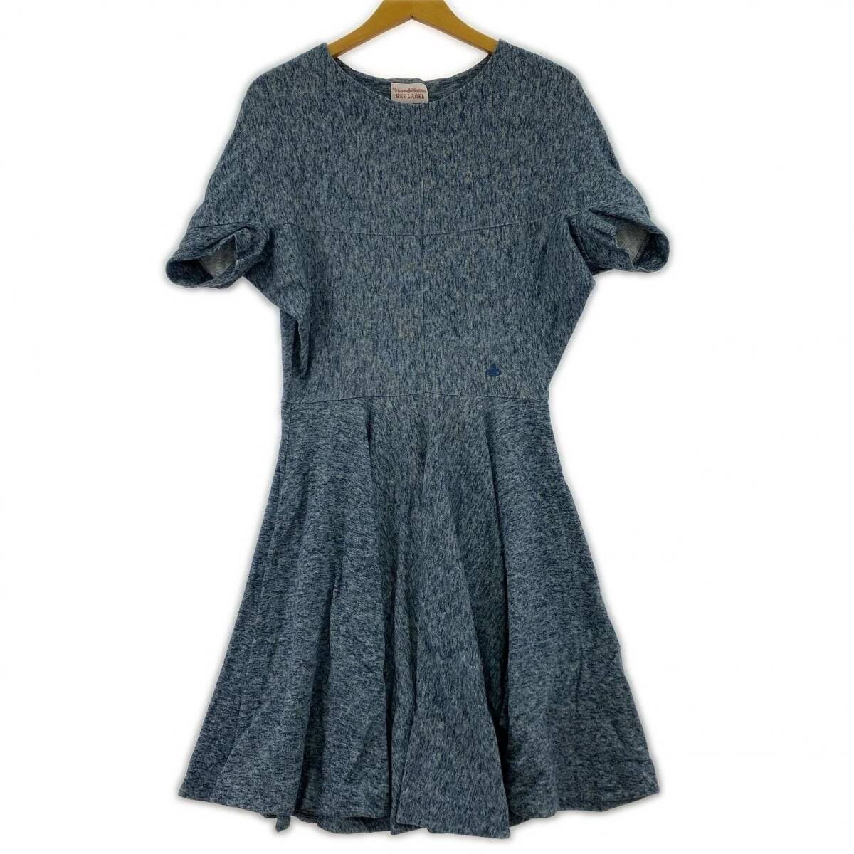 Vivienne Westwood Red Label ヴィヴィアンウエストウッド レッドレーベル 16-01-551029 ワンピース size2/ブルー系拍卖