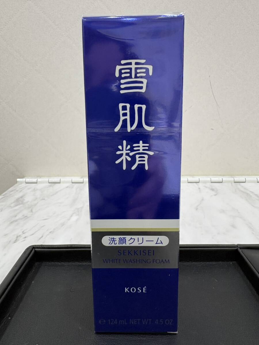 【SB12104】●未開封品 KOSE コーセ 薬用 雪肌精 ホワイトクリーム ウォッシュ 130g 洗顔クリーム 拍卖