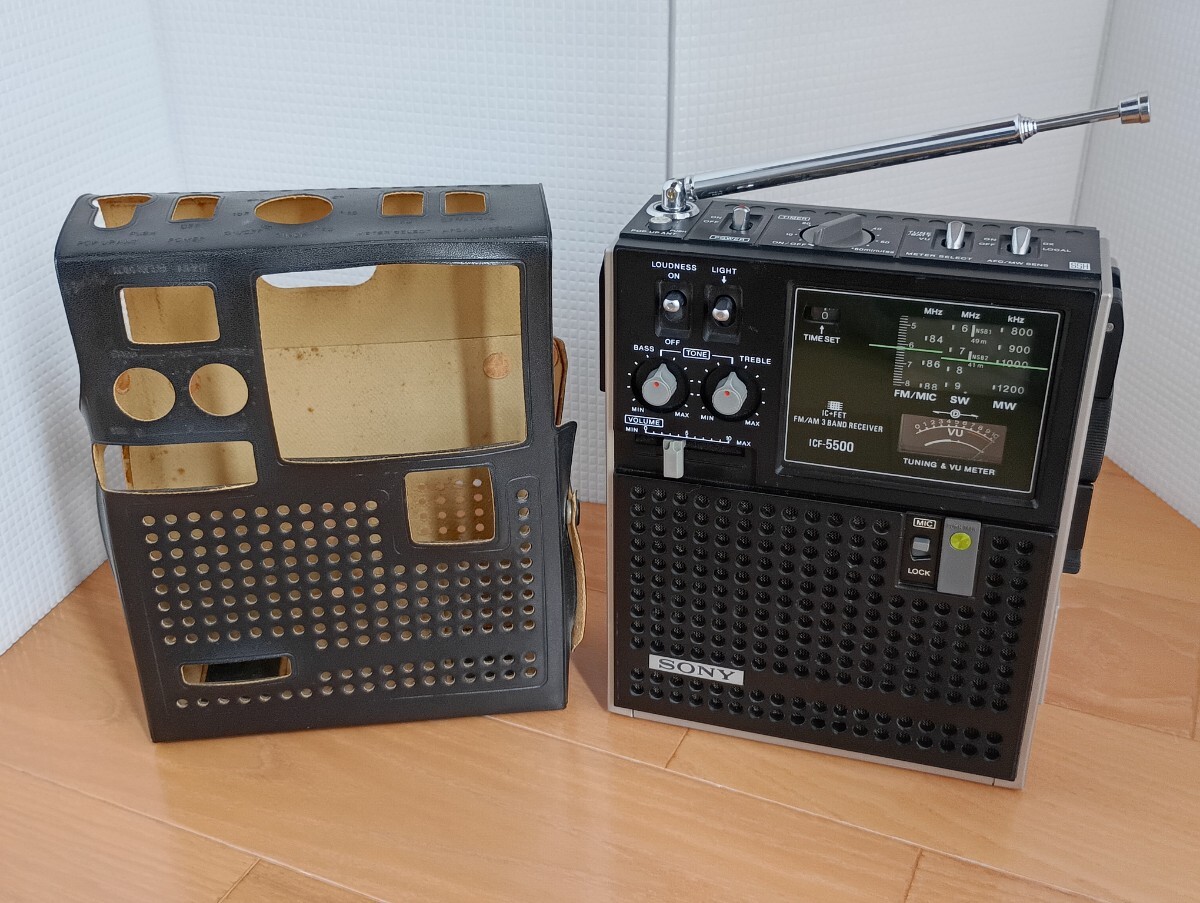 ☆ 受信OK☆ SONY スカイセンサー5500(ICF-5500) BCLラジオ 動作品 ☆ 拍卖