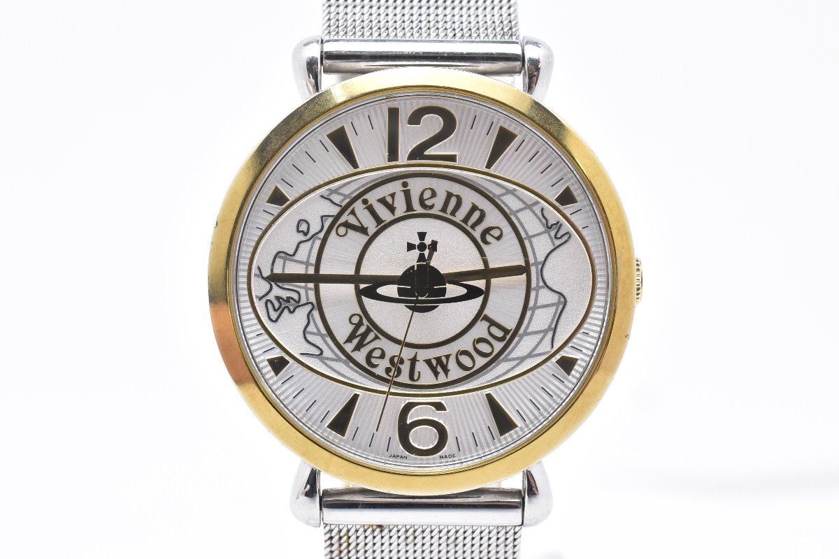 VIVIENNE WESTWOOD ヴィヴィアン・ウエストウッド VW-7565 シルバー 3針 ラウンド 5BAR Quartz 腕時計拍卖