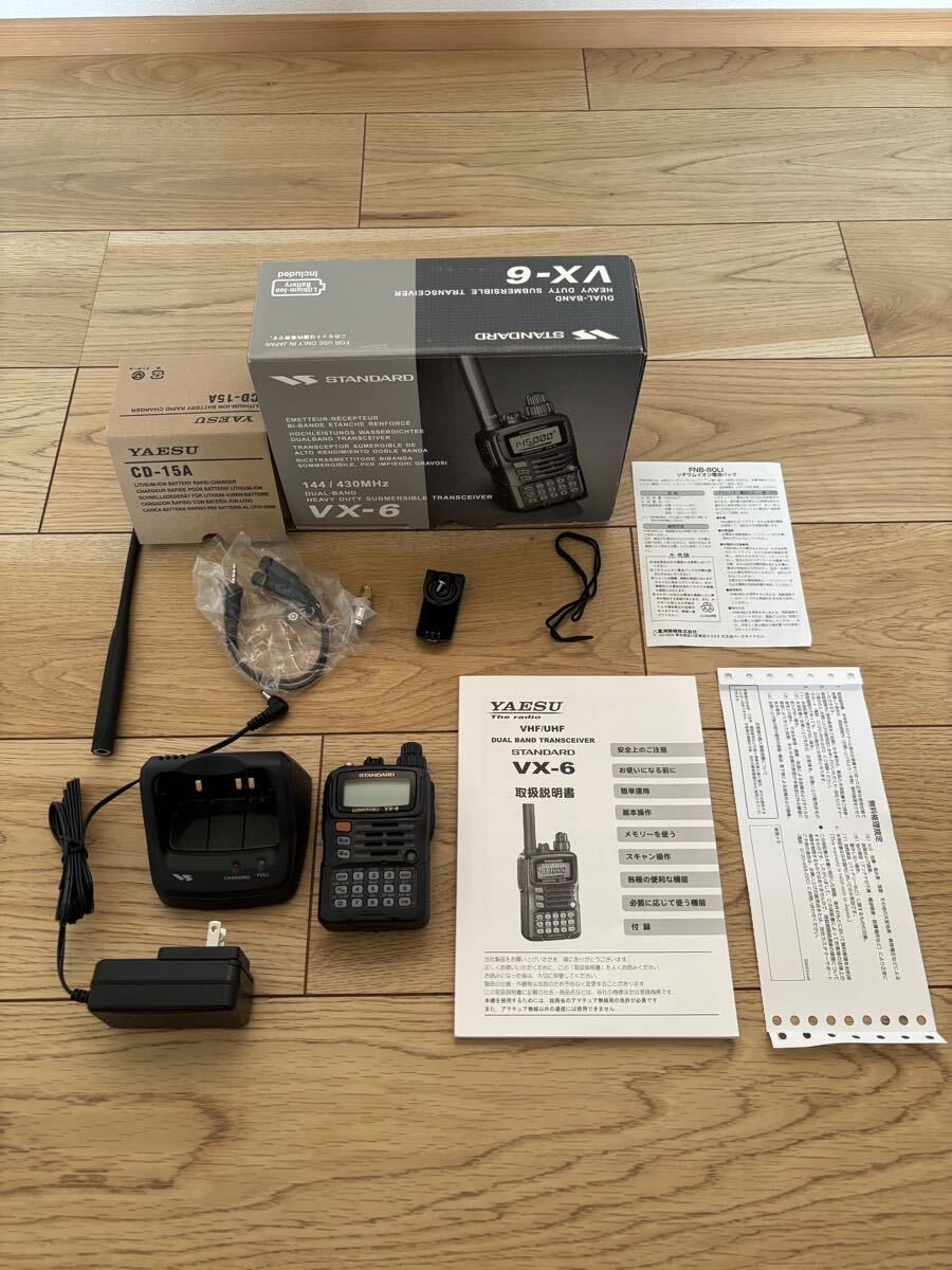 八重洲 ヤエス YAESU VX-6 144/430MHz デュアルバンド トランシーバー アマチュア無線拍卖