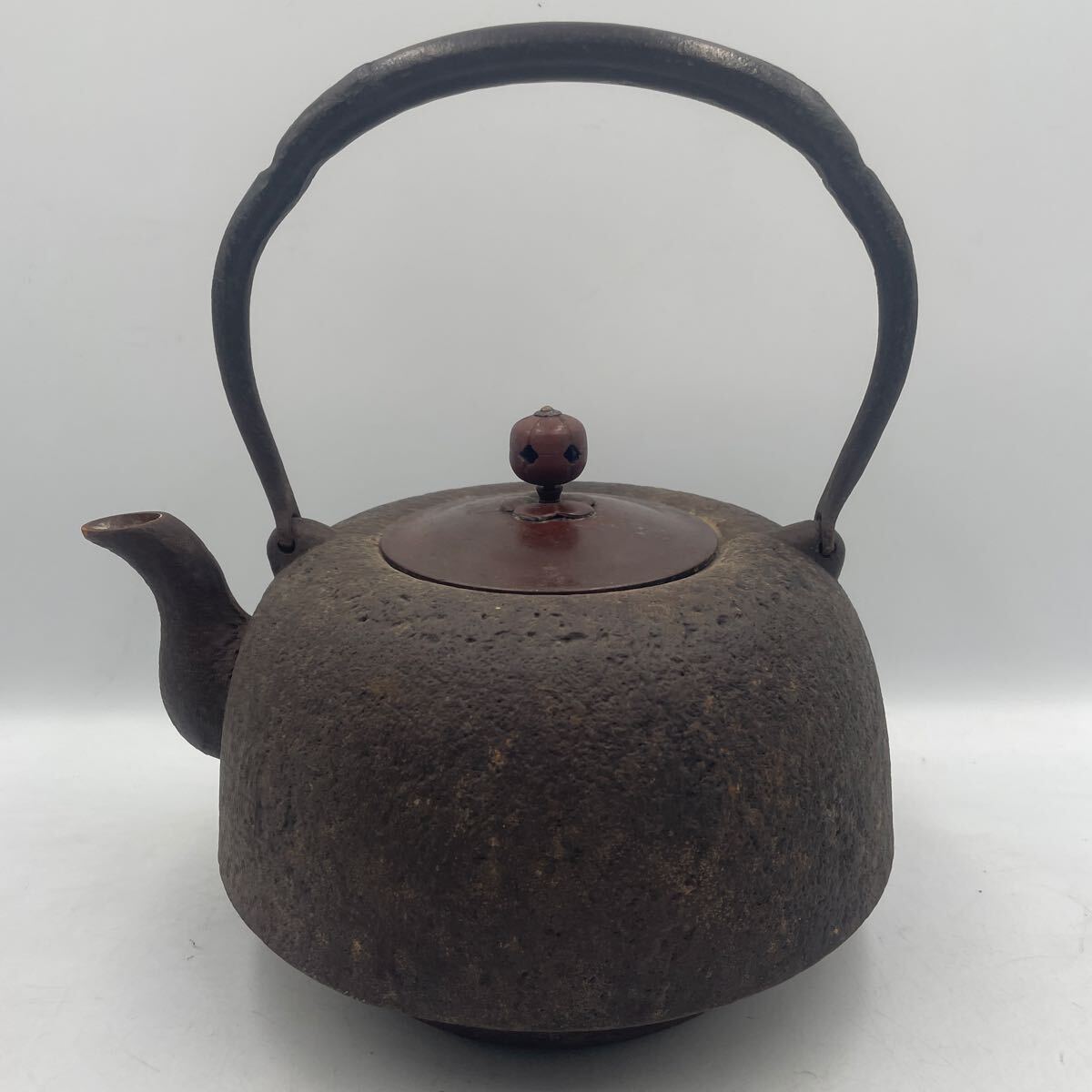 南部鉄器 鉄瓶 茶器 伝統工芸 金属工芸 2208.5g アンティーク 年代時期不明拍卖