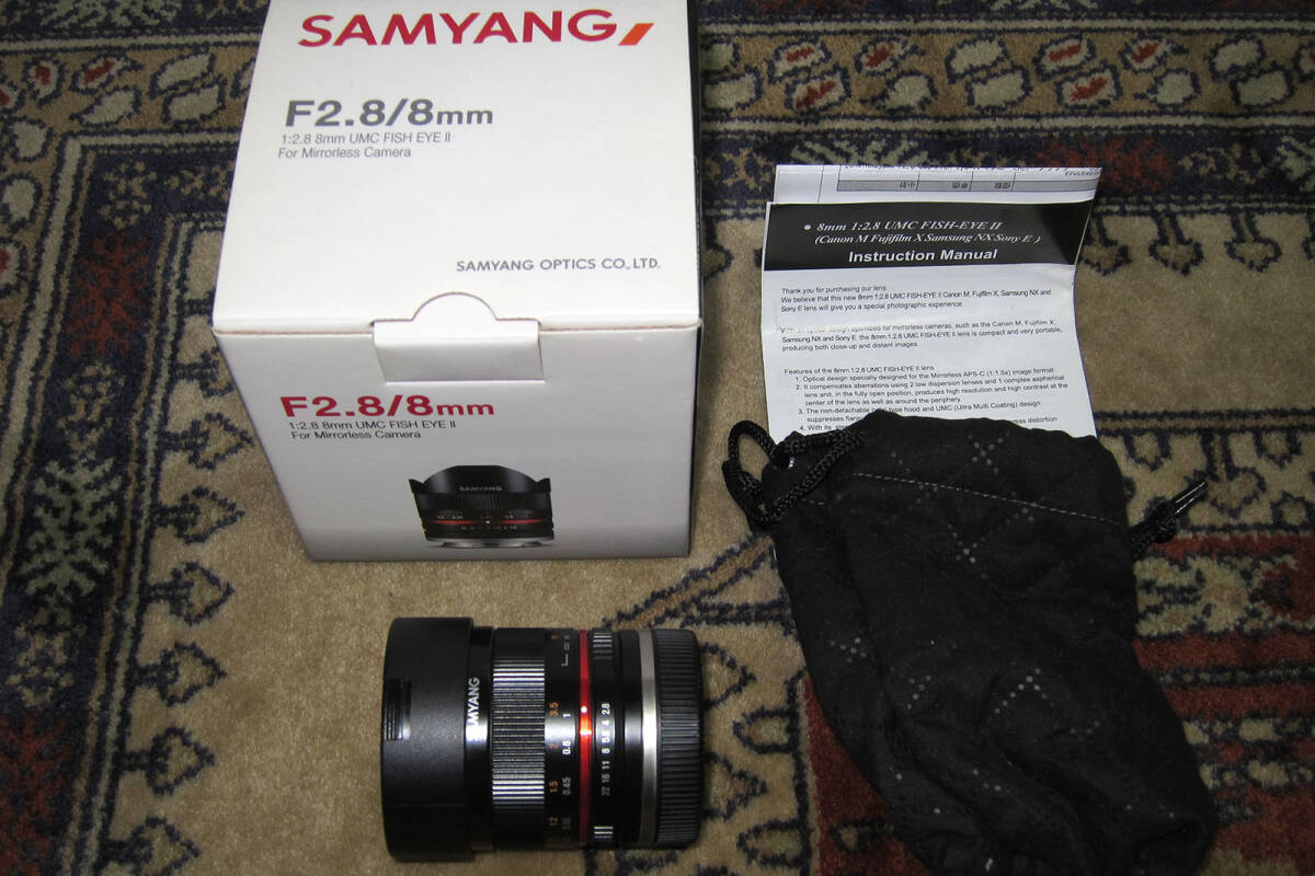 ☆ SAMYANG 8mm F2.8 UCM FISHEYE 2 ソニー Eマウント用 中古 ☆拍卖