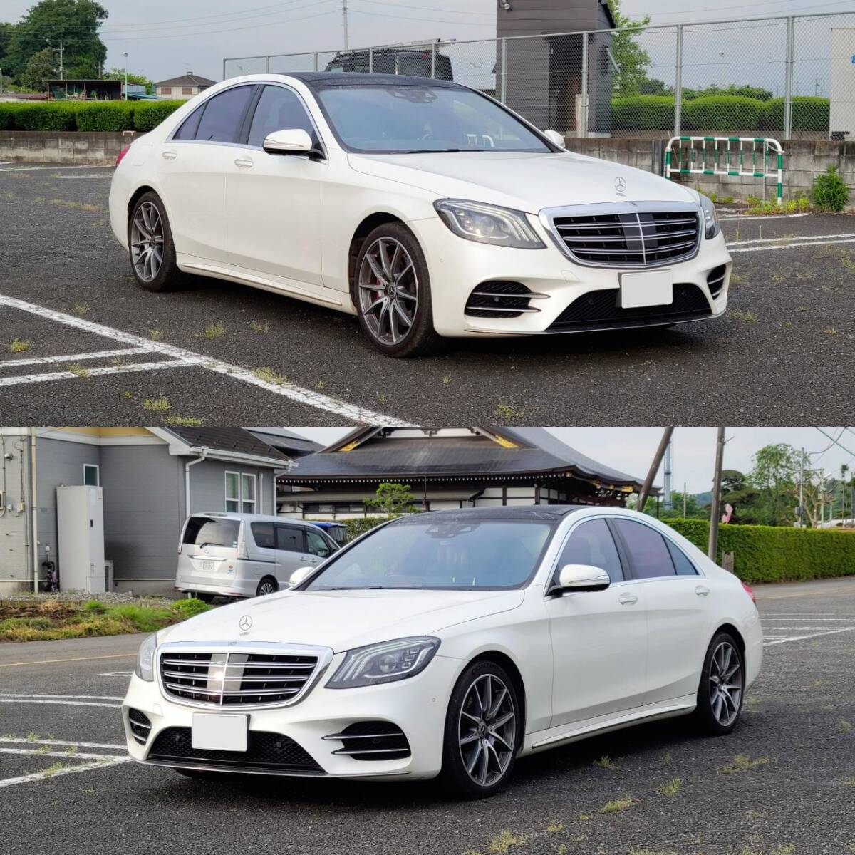 個人出品 ベンツ 後期型 S400d AMGラインプラス W222 車検2年付 340馬力 71.4kgm 直6ディーゼル パノラマSR リヤモニター マッサージシート拍卖