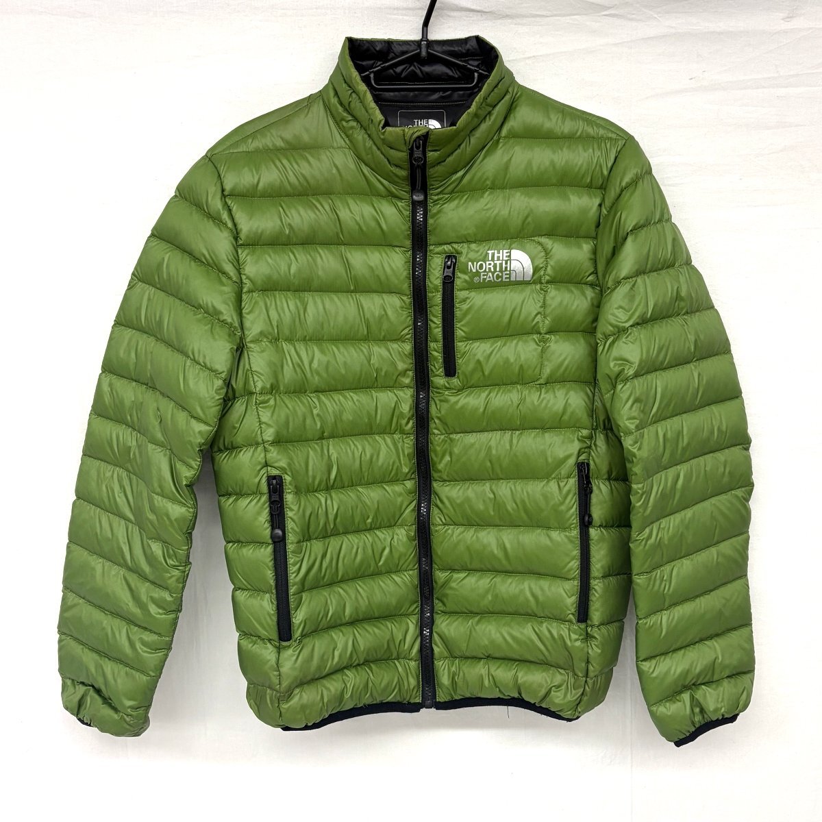 1円~/THE NORTH FACE/ザノースフェイス/RN#61661/CA#30516/L・MOYENS/グリーン系カラー/ダウン/アウター/ジャンク/P076拍卖