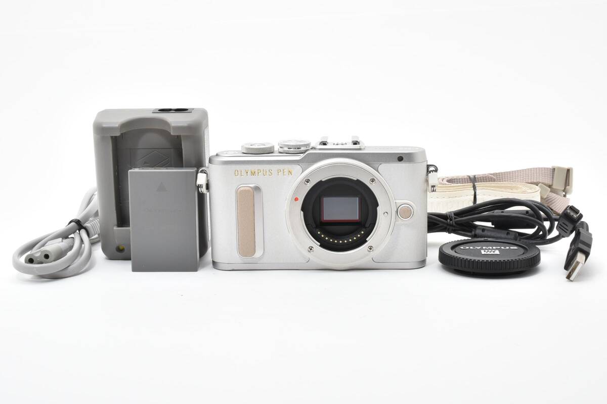 極上美品★ OLYMPUS PEN E-PL8 白 オリンパス ミラーレス一眼 #597 拍卖