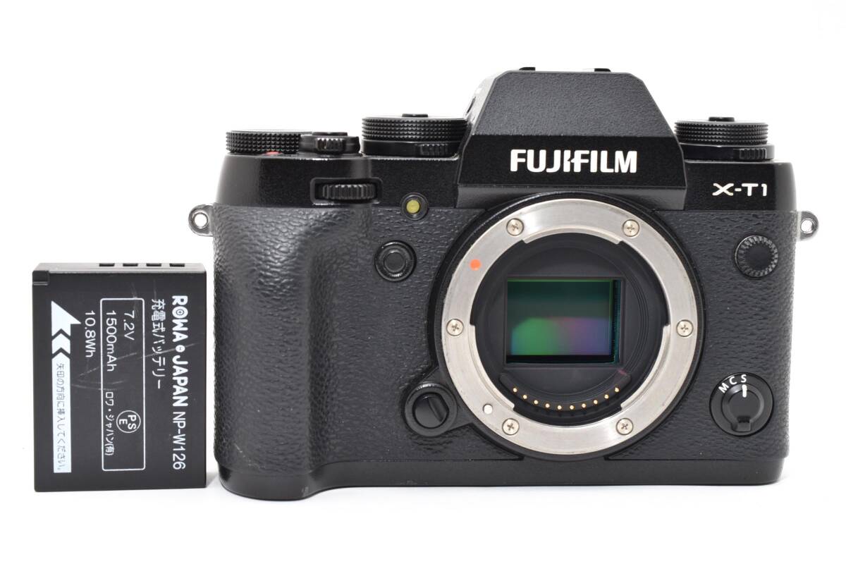 フジフィルム FUJIFILM X-T1 ボディ ブラック【動作確認済】♯9375 Y.MAY.14.26拍卖