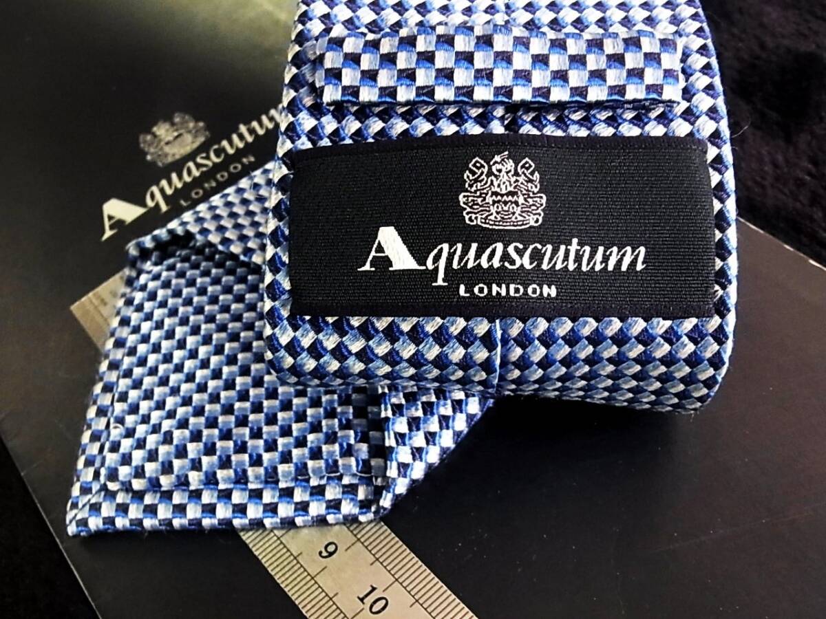 E5006Y●在庫処分SALE●アクアスキュータム【Aquascutum】ネクタイ拍卖