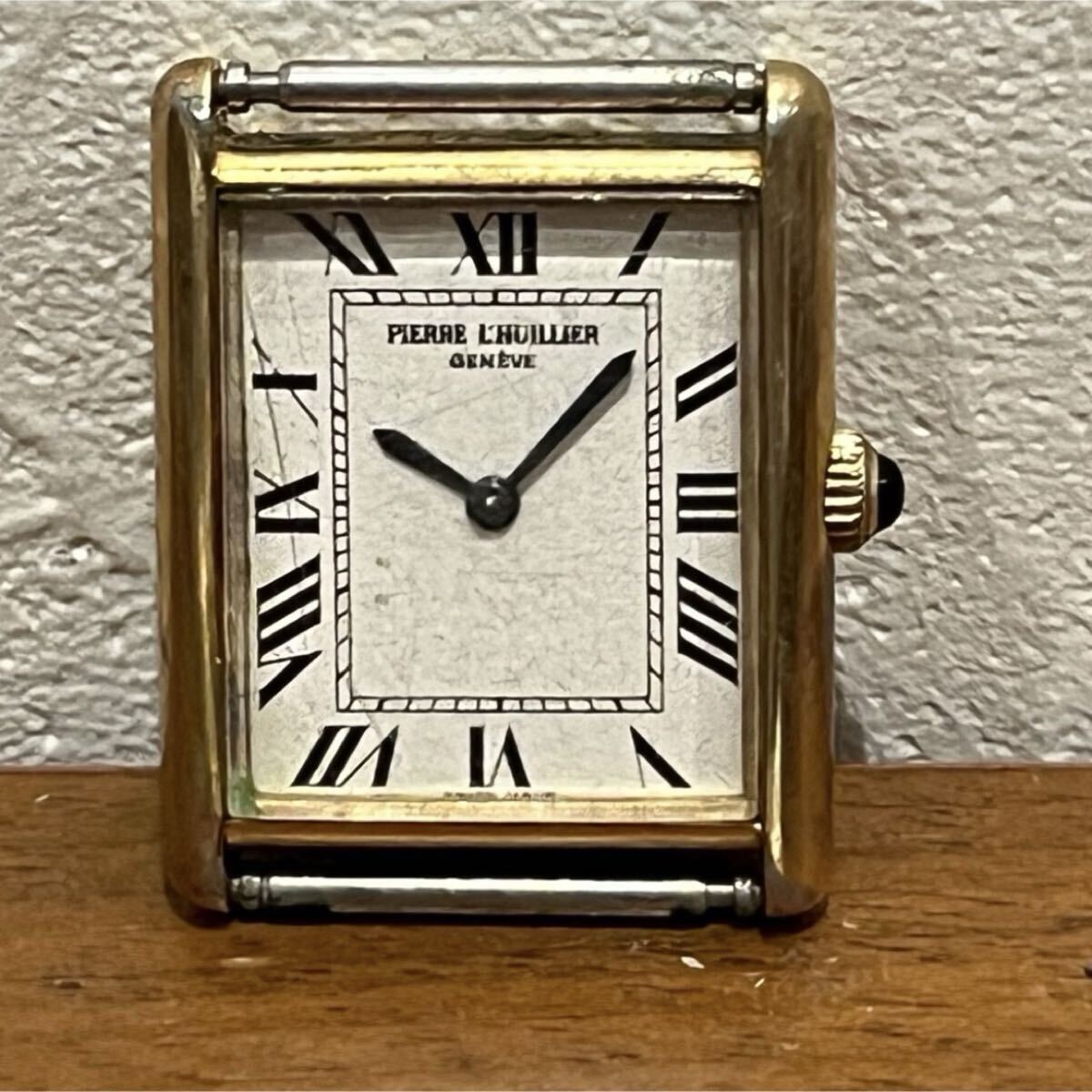 1円PIERRE LHUILLIER ピエール ルイエ 手巻き ヴィンテージ 稼働品拍卖