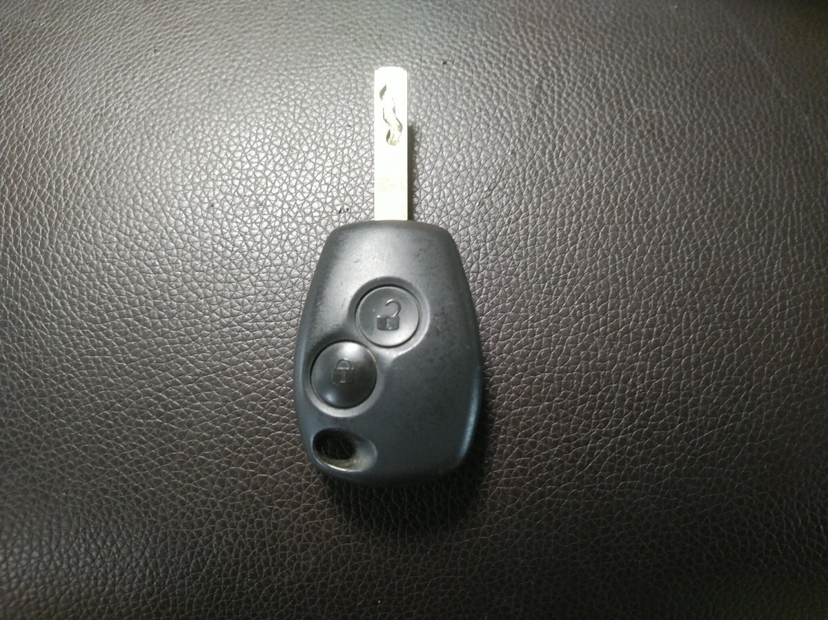 【美品】ルノー純正 キーレスリモコン 2ボタン カングーなど E154554SH-A拍卖