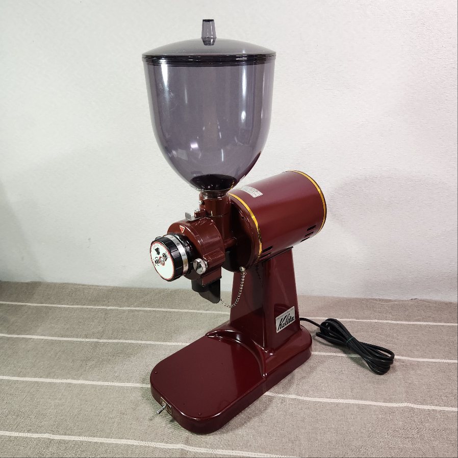 さ//ほM0393 《通電OK!》 Kalita ハイカットミル タテ型 H29年購入品 カリタ コーヒーミル カリタ 取扱説明書付き拍卖