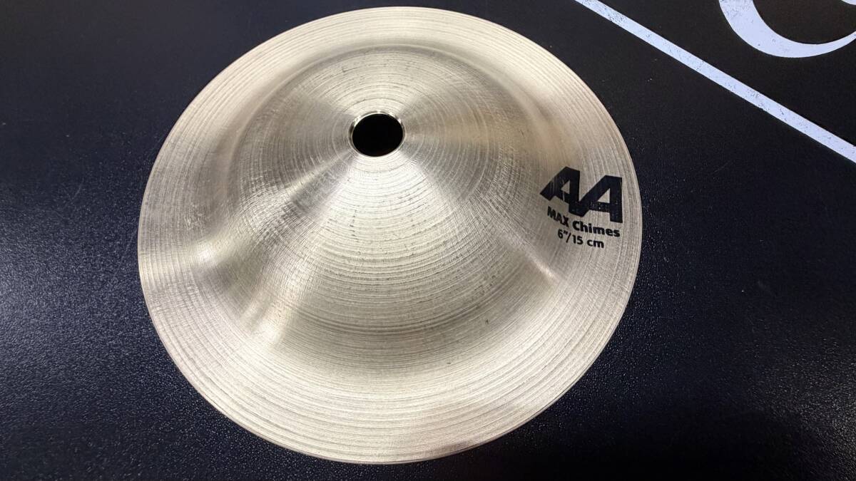 SABIAN セイビアン 6インチ AA MAX ベルチャイム + HH RADIA CUP CHIMES 7インチ カップチャイム 2枚セット 中古拍卖