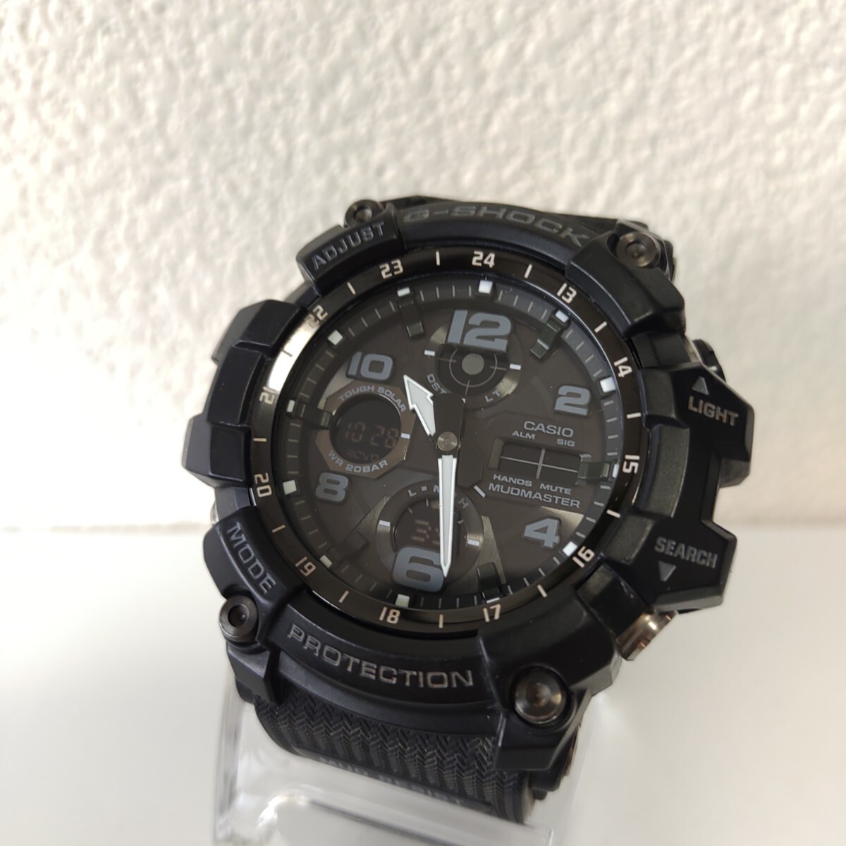 CASIO G-SHOCK カシオ 腕時計 マッドマスター電波ソーラーアナデジビッグケース イルミネーター拍卖
