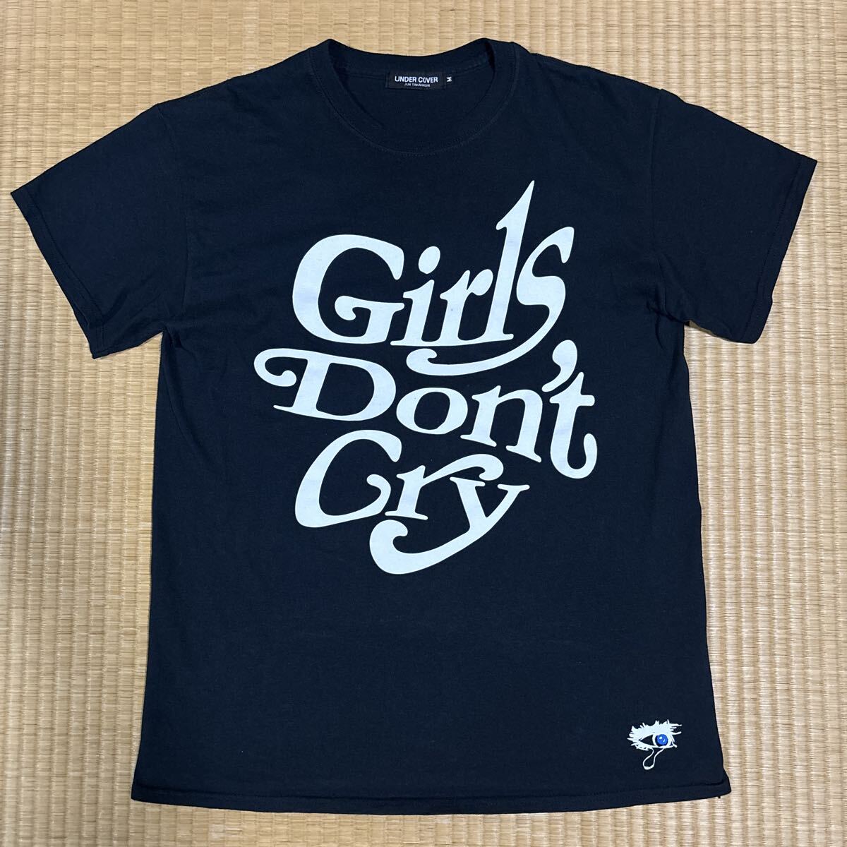 アンダーカバー x girl's don't cry コラボ バクプリ入り ロゴ Tシャツ 黒M レア VERDY undercover拍卖