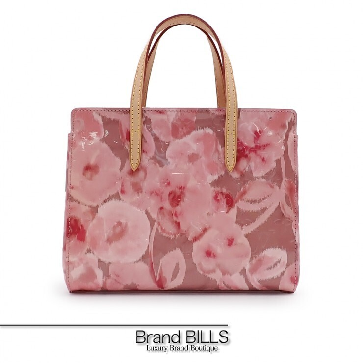 未使用品 LOUIS VUITTON ルイ ヴィトン イカットフラワー カタリーナBB ハンドバッグ M90040 モノグラム・ヴェルニ ローズヴェルール拍卖